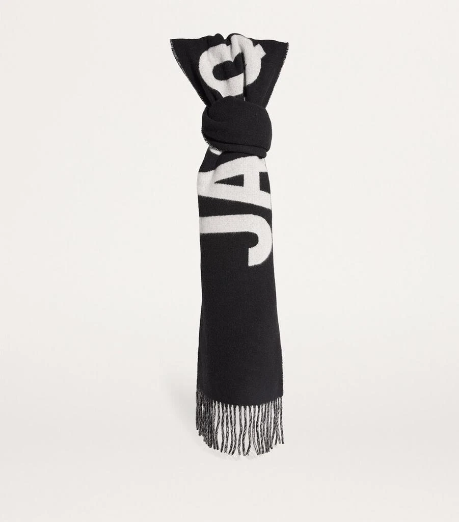 Jacquemus Virgin Wool Logo Scarf 2