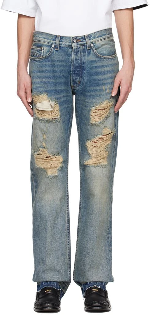 Rhude Indigo Beach Bum Jeans 1