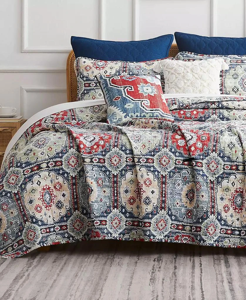 SOUTHSHORE FINE LINENS Kilim 7 Piece Quilt Set 3