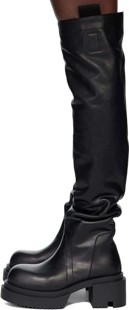 Rick Owens Black Concordians Wader Bogun Tall Boots 3