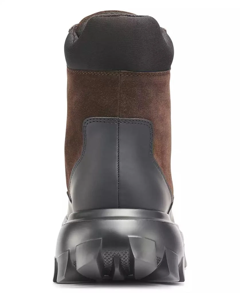 KARL LAGERFELD PARIS Karl Lagerfeld Men's Suede Workboot on Lightweight Lug Sole Boot 7