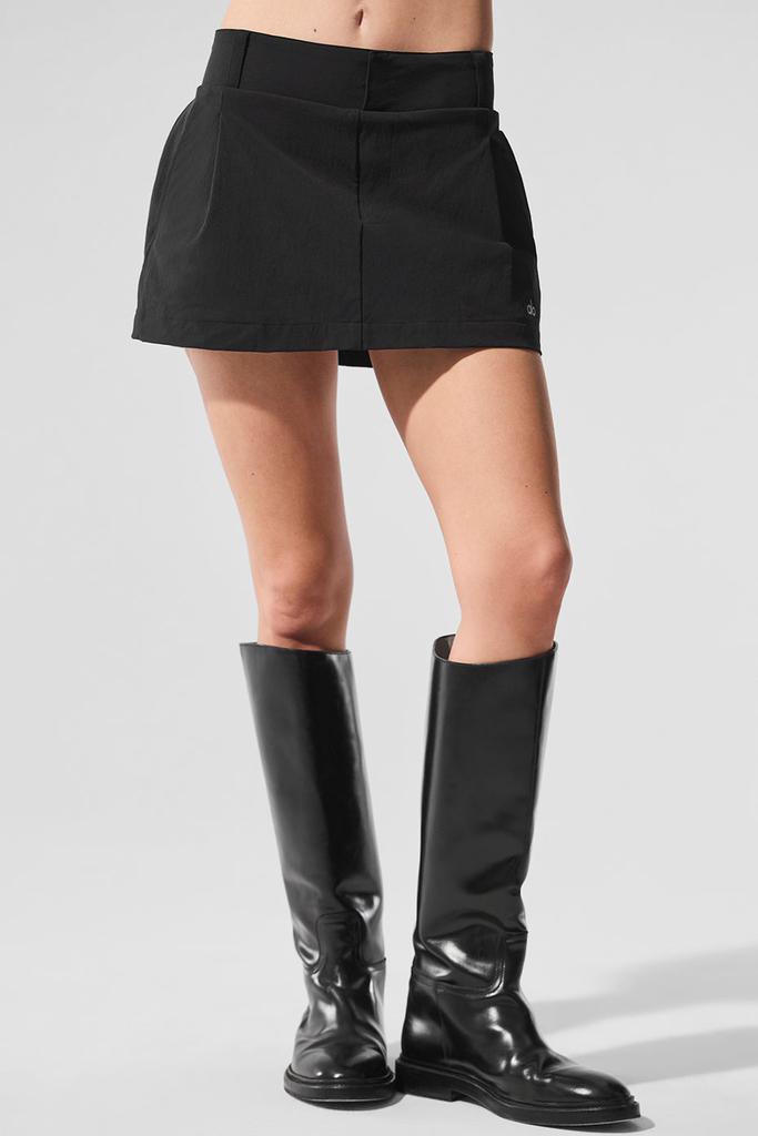 Alo Fan Club Mini Skirt - Black