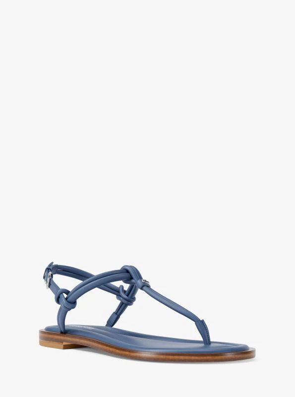 Michael Kors Astra Leather T-Strap Sandal 1