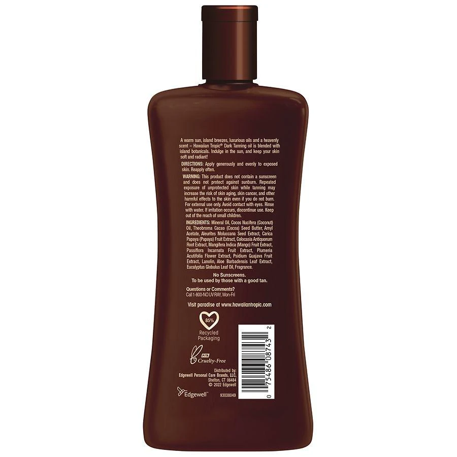 Hawaiian Tropic Dark Tanning Oil Original 3