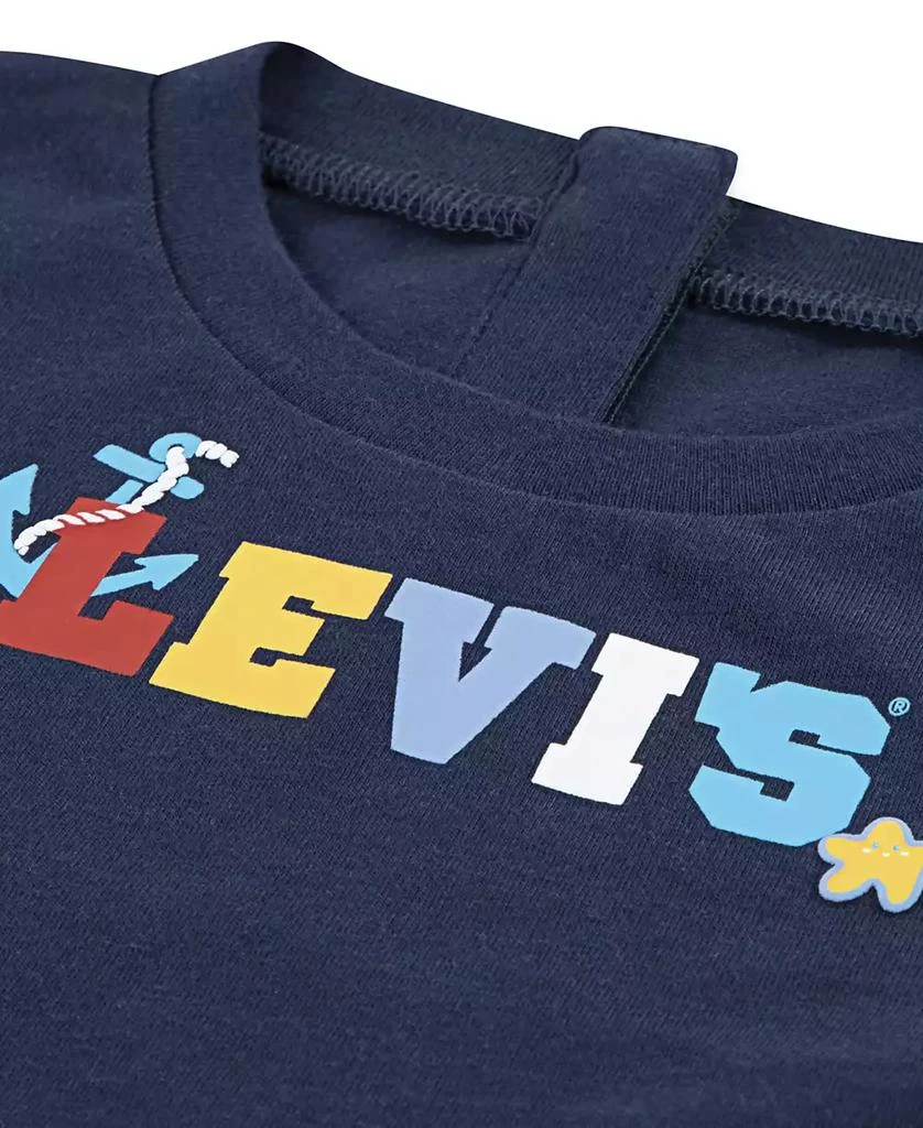 Levi's Baby Boys Coastal Critters Tee and Shorts Knit, 2-Piece Set 3