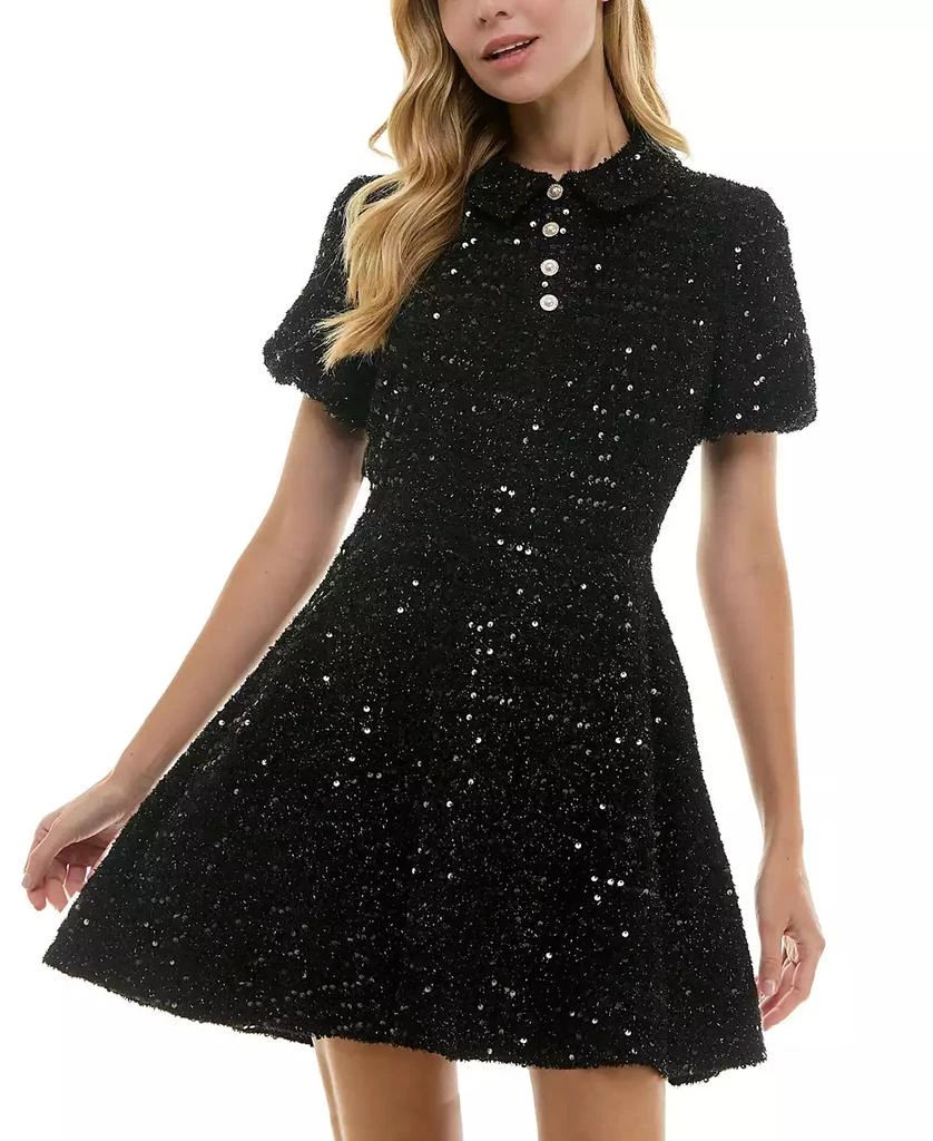 collared flare dress Collared Fit And Flare Dress main image 1
