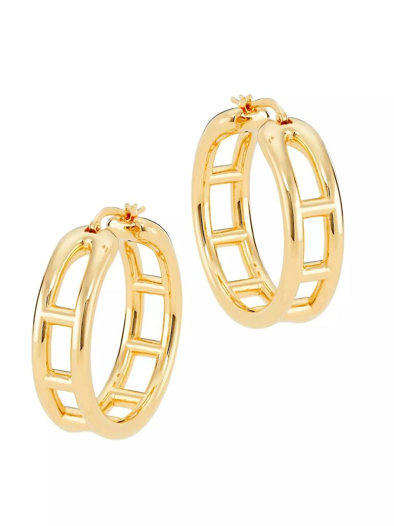 Saks Fifth Avenue Collection 14K Yellow Gold Double-Row Hoop Earrings
