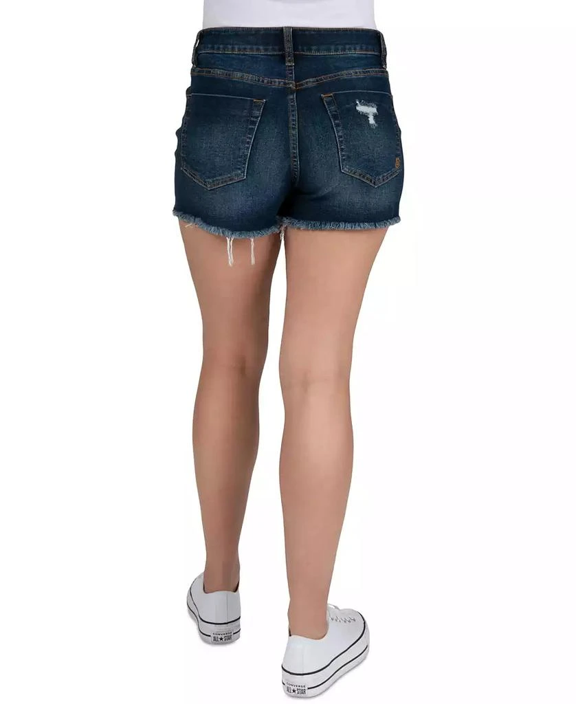 Indigo Rein Juniors' Frayed-Hem Destructed Shorts 5