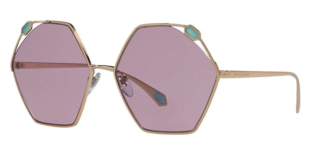 BVLGARI Women's 58 mm Gold Sunglasses 1