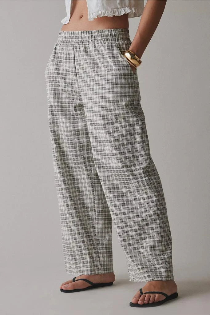 Urban Renewal ReMADE By UO Remnants Check Gingham Pull-On Pant 5