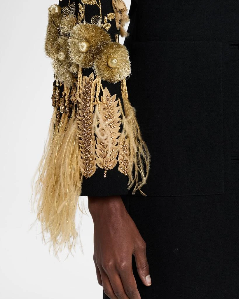 Libertine Gilded Stardust Embroidered Single-Breasted Top Coat 5