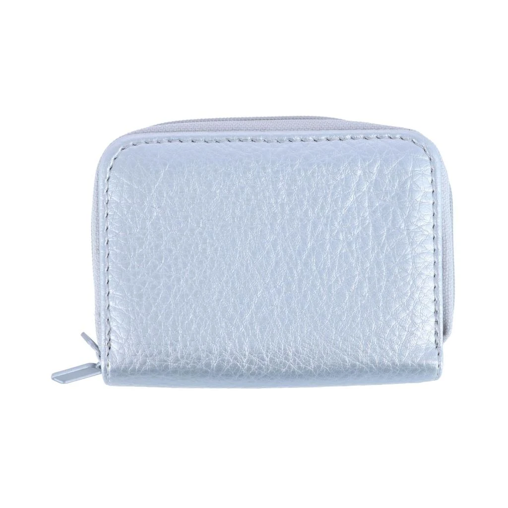 Buxton Women's Solid Colored Pebbled Multi Card Wizard 3