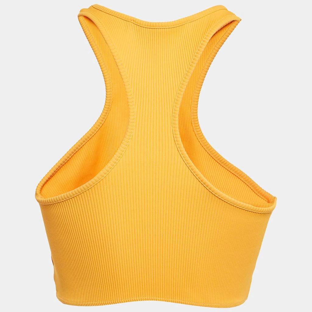 Off-White Off-White Orange Basic Lux Rowing Crop Tank Top S 2