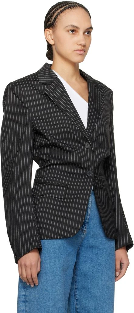 REMAIN Birger Christensen Black Striped Blazer 2