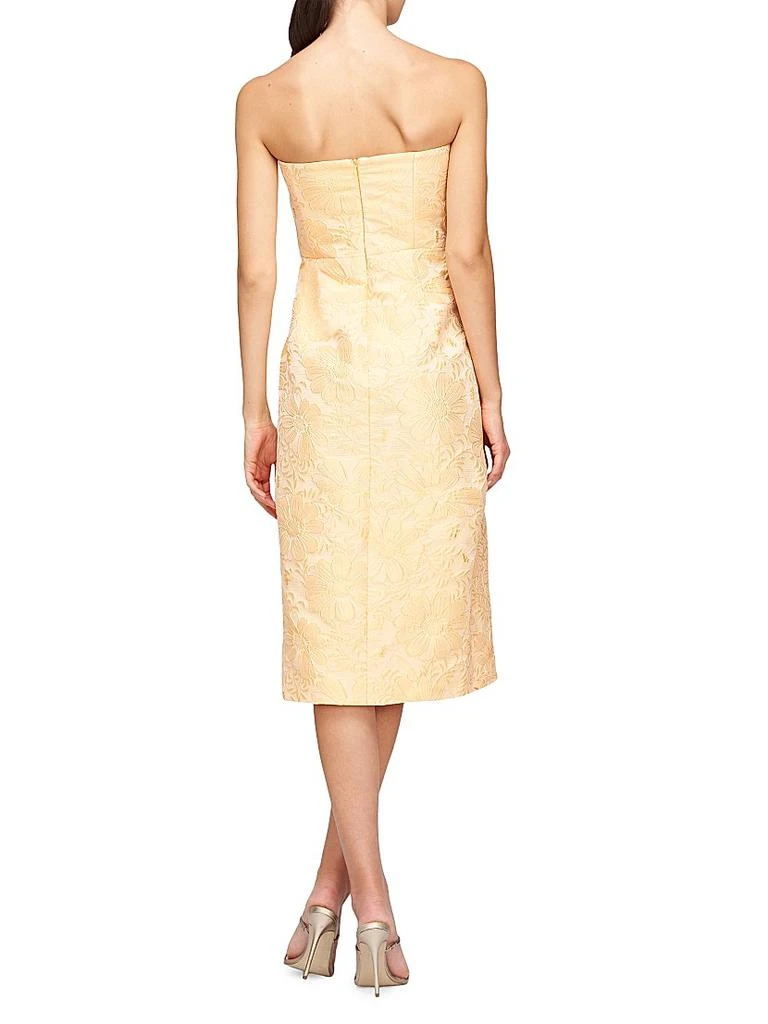 Kay Unger Lucy Jacquard Midi-Dress 5