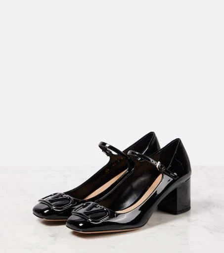 Valentino VLogo Signature 60 leather Mary Jane pumps 4