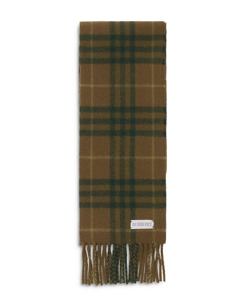 Burberry Narrow Check Cashmere Scarf 4