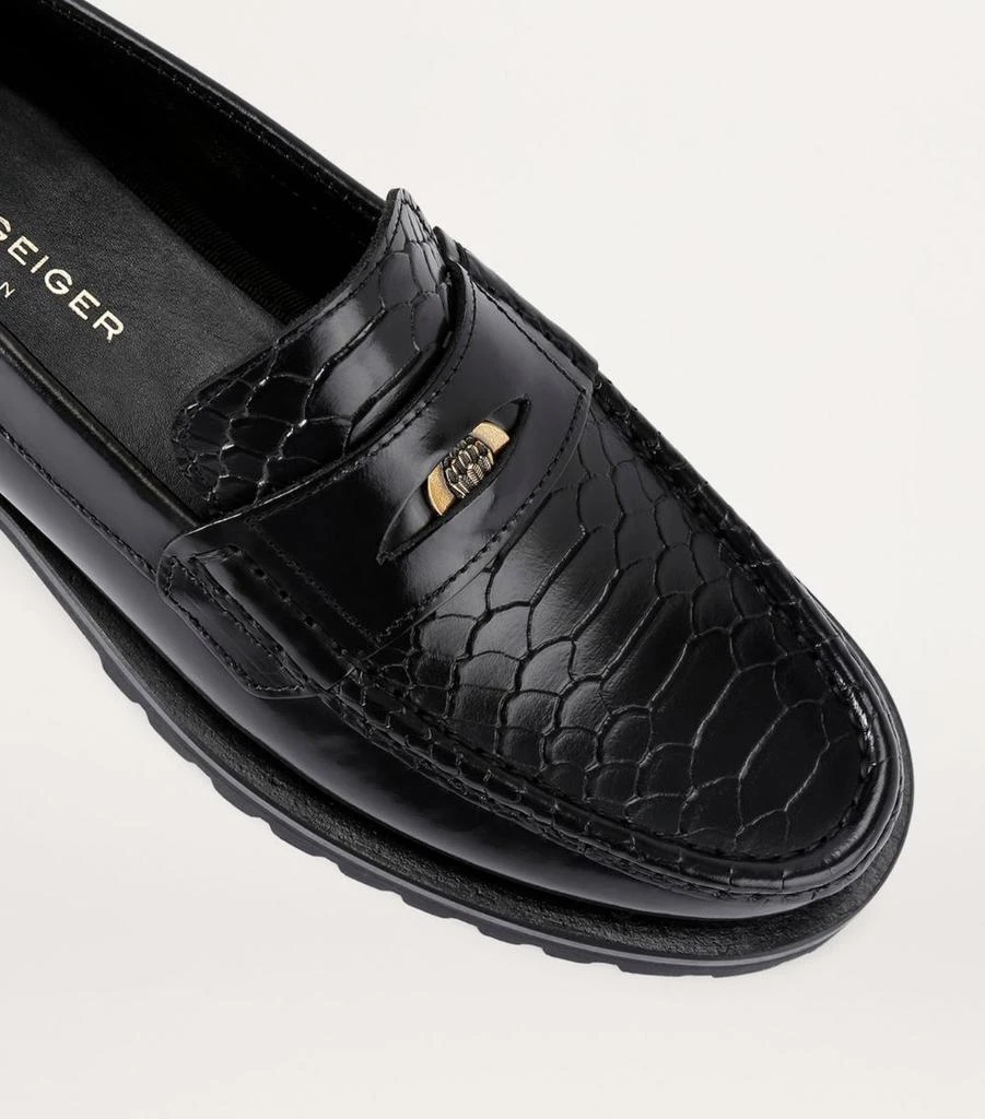 Kurt Geiger Leather Luis Cleat Loafers 3