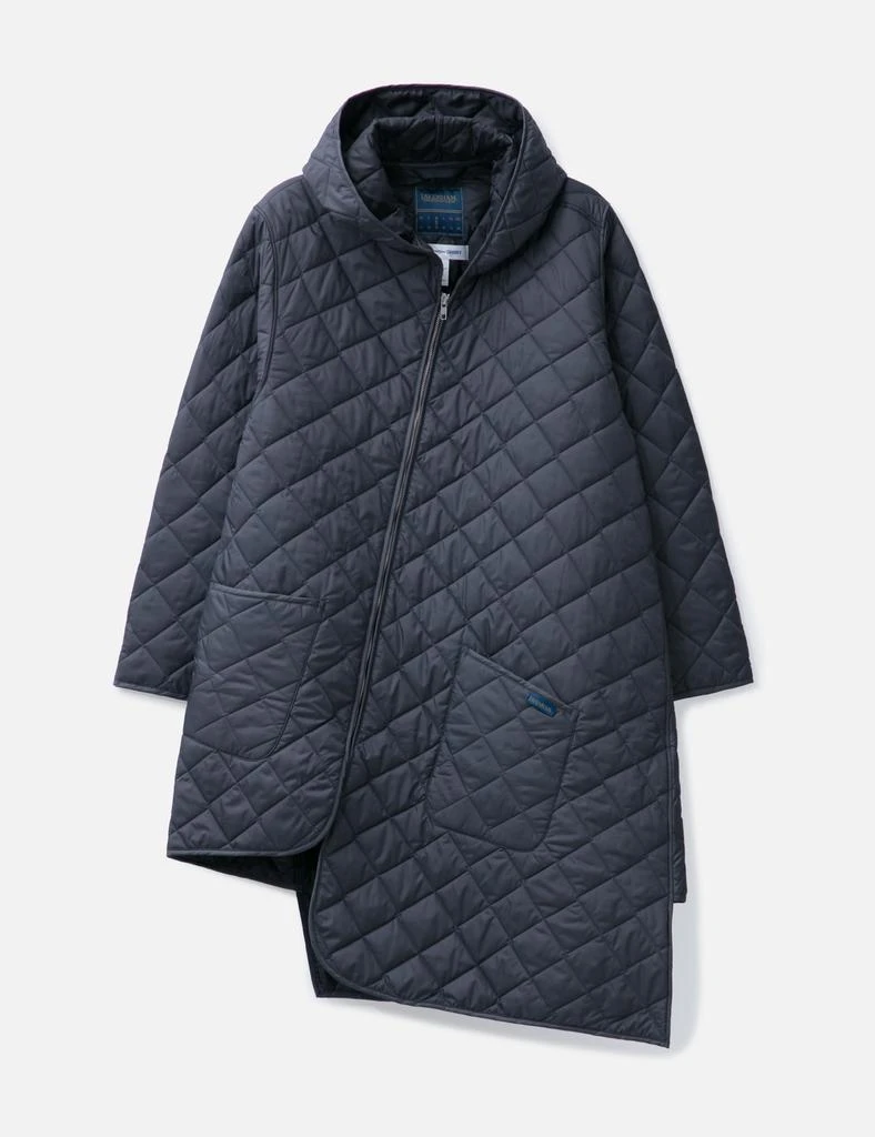 CDG SHIRT CDG Shirt X Lavenham Quilted Jacket with Hood 1