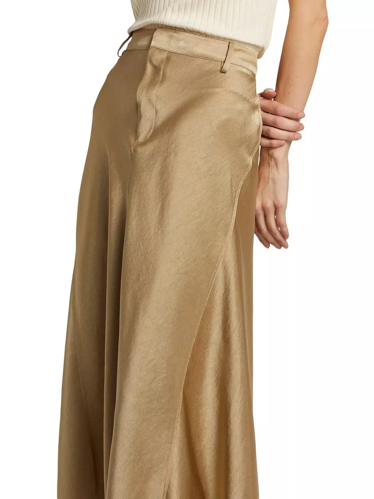 Vince Satin Trouser A-Line Skirt 6