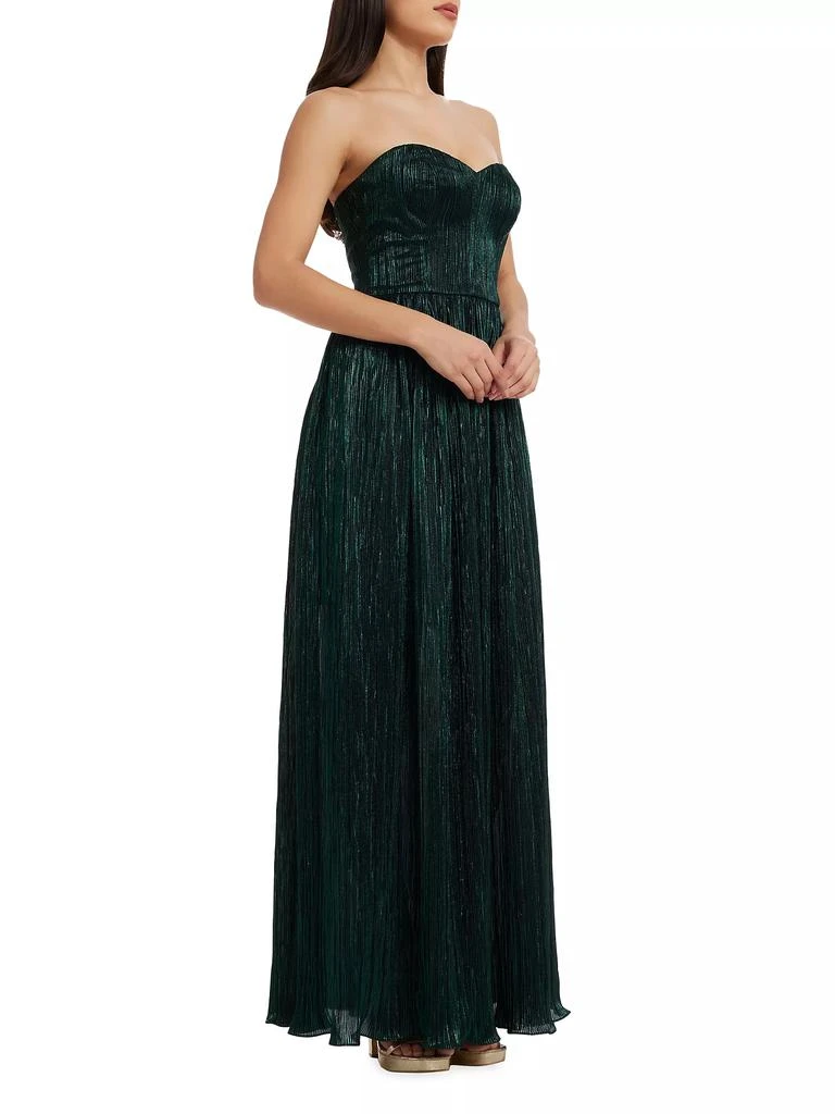Dress The Population Audrina Pliss�é Strapless Gown 3