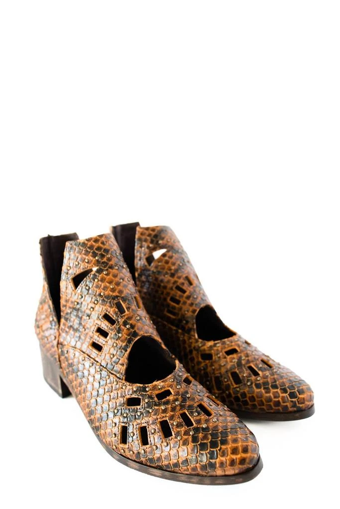 Sbicca Women's Reedy Cut Out Ankle Snakeskin Boot 3