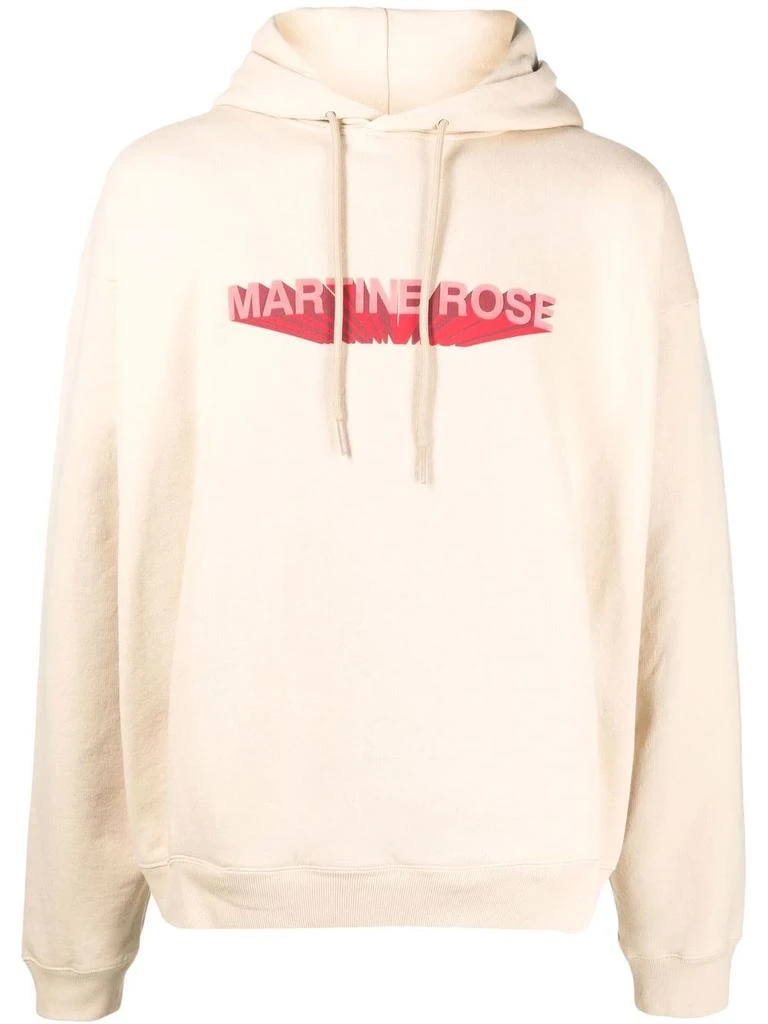 Martine Rose logo-print pullover hoodie - men 1
