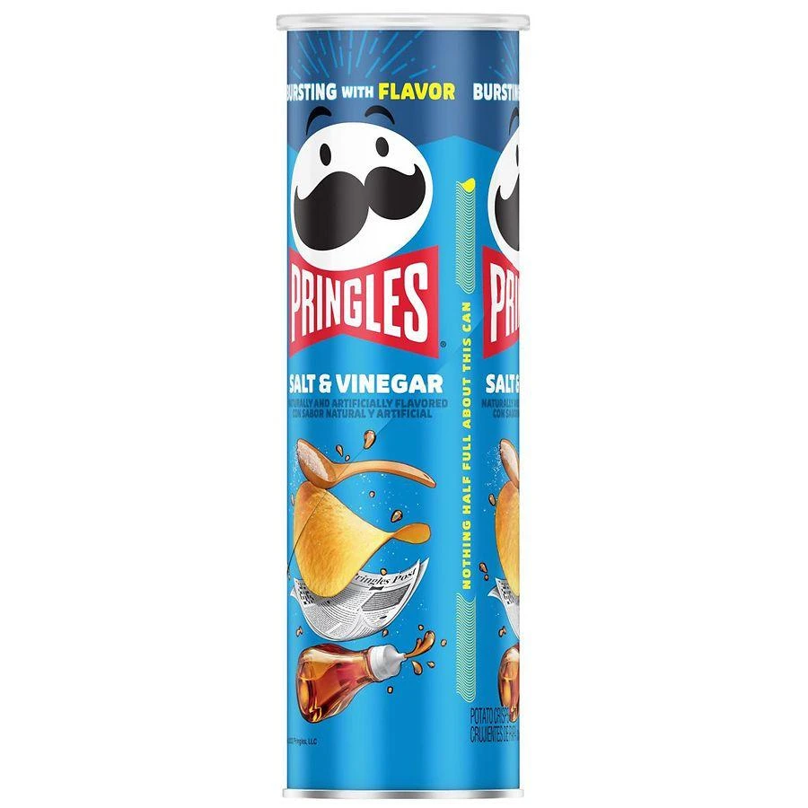 Pringles Potato Crisps Chips Salt and Vinegar 8