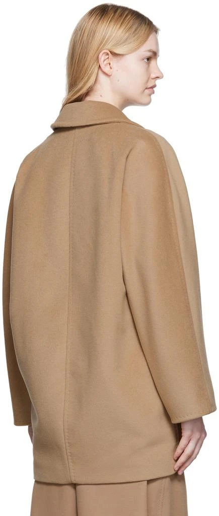 Max Mara Brown Guinea Pea Coat 3