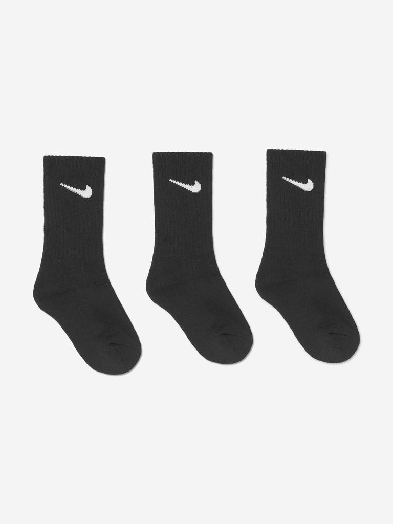 NIKE Nike Boys Basic 3 Pack Socks Set in Black