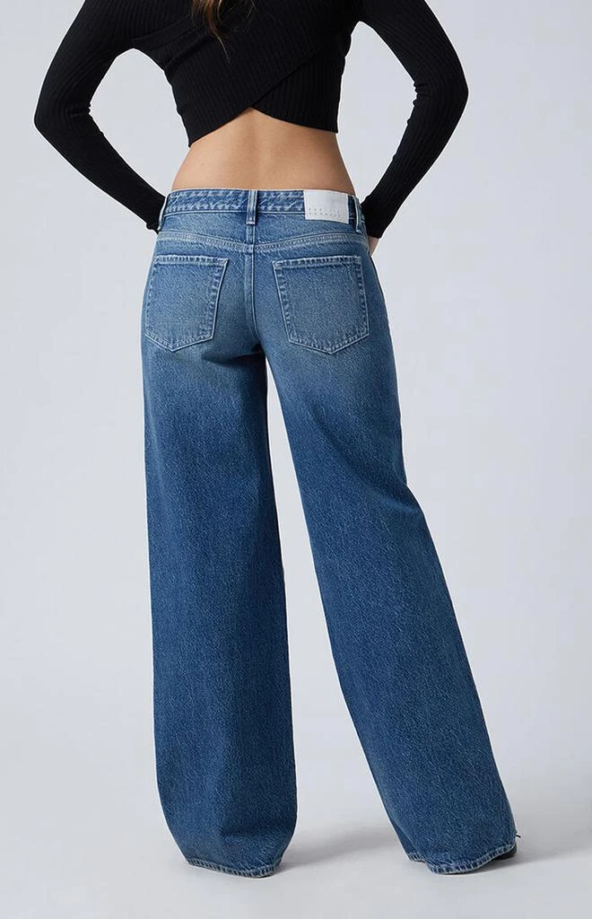 PacSun Casey Low Rise Baggy Jeans Medium Indigo 4