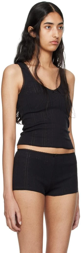 Cou Cou Black 'The Scoop' Tank Top 2