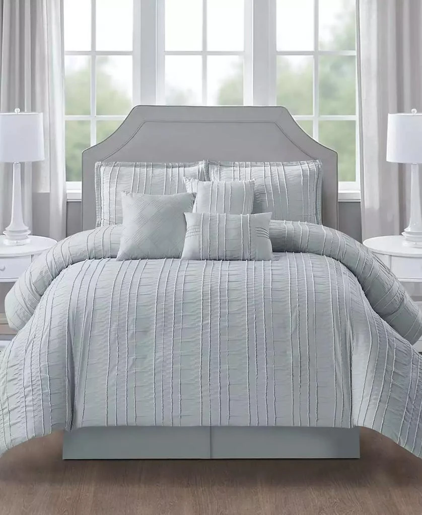 Stratford Park Katniss Stripe 7-Pc. Comforter Set 1