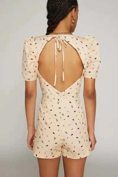 Glamorous Glamorous Open-Back Romper 4