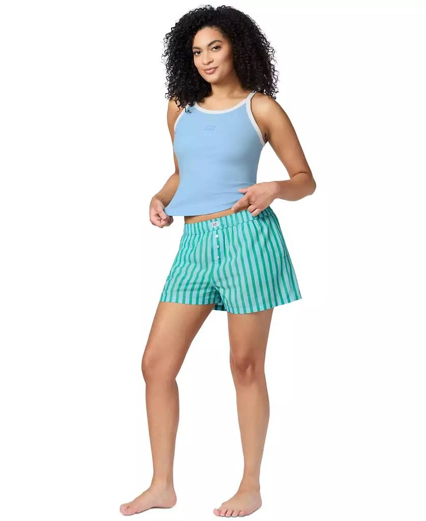 GAP Women's Printed Poplin Boxer Shorts 2