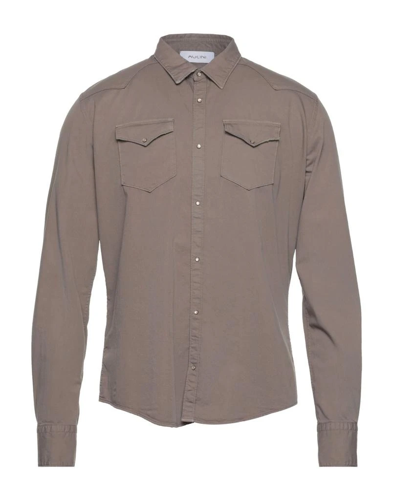 AGLINI Solid color shirt 1