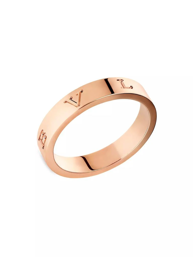 BVLGARI B.zero1 18K Rose Gold Logo Ring 1