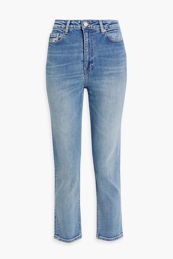 Ganni Cutye high-rise slim-leg jeans 1