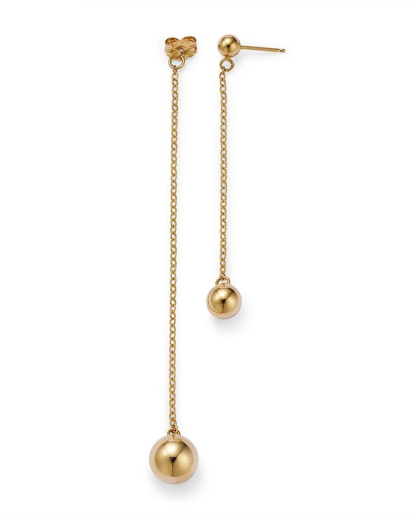 Bloomingdale's Fine Collection Bead Drop Earrings in 14K Yellow Gold - Exclusive 4