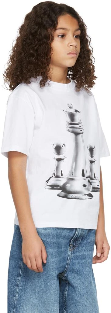 032c SSENSE Exclusive Kids White Chess T-Shirt 3