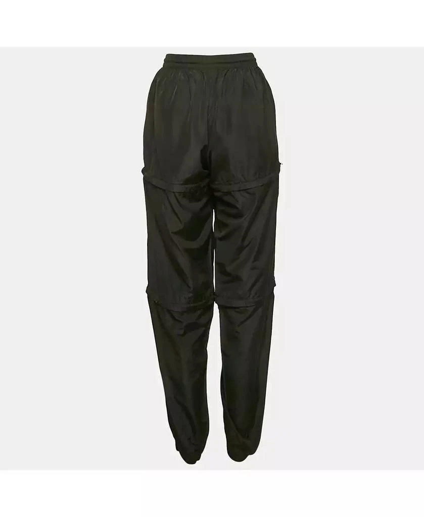 Pre-Owned Balenciaga Women's Black Synthetic Detachable Track Pants 3