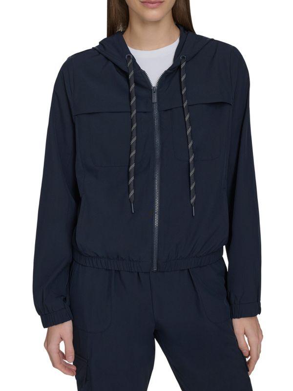 Andrew Marc Commuter Hooded Zip Jacket