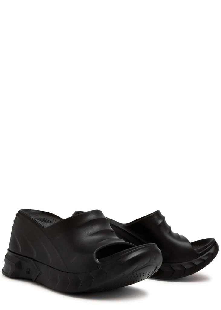 Givenchy Marshmallow 100 rubber wedge sliders 2