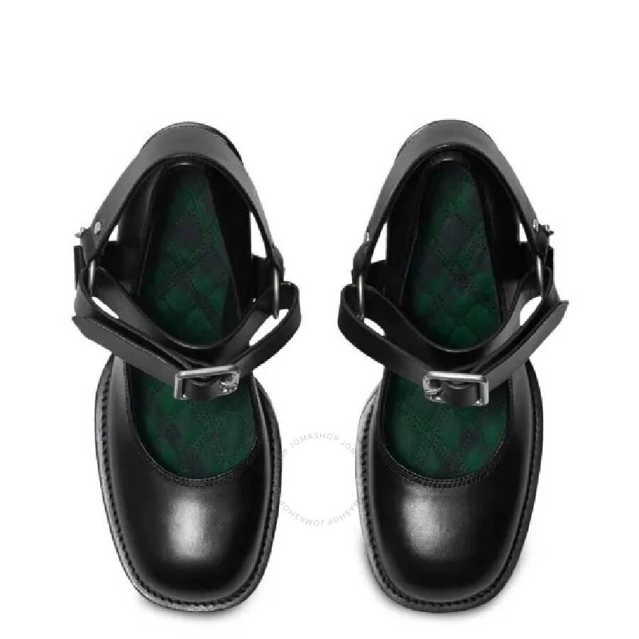 Burberry Stirrup Buckled Strap Leather Pumps 2