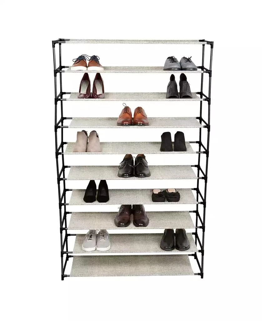 Simplify 10 Tier 50 Pair Shoe Rack 3