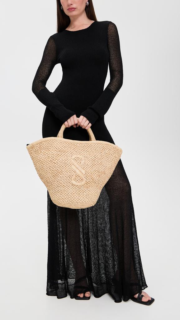 Proenza Schouler Large Chelsea Tote in Natural Raffia