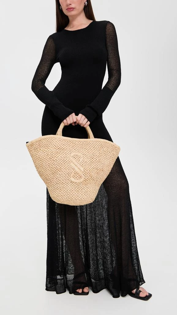 Proenza Schouler Large Chelsea Tote in Natural Raffia 2