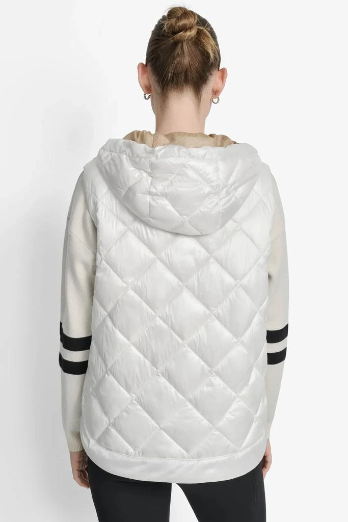 DKNY QUILTED HOODED VEST 3