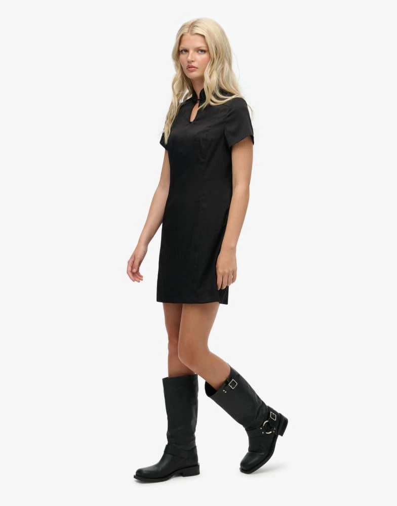 Superdry Superdry Satin mandarin mini dress in black - Dresses & Skirts -  Compare Prices from 6+ Stores - Free Shipping - BeyondStyle