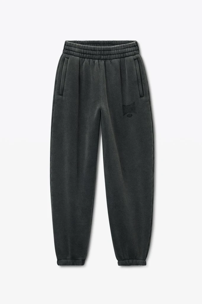 Alexander Wang Logo Cotton Terry Sweatpants 2